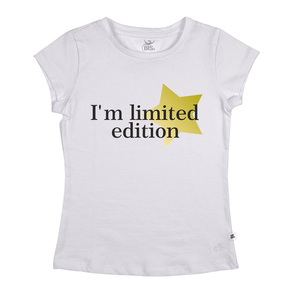 T-shirt donna manica corta "I'm limited edition"