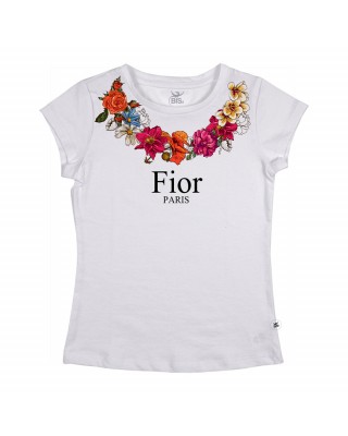 T-shirt donna manica corta "Fior"