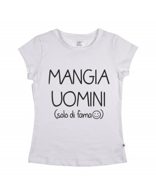 T-shirt donna "Mangia Uomini"