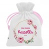 Kit 5pz sacchetti portaconfetti a tema "Fiori"
