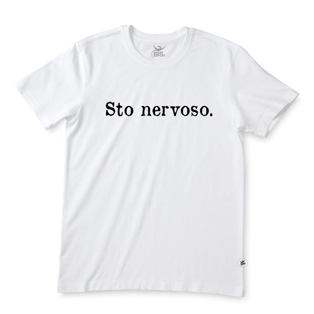 T-shirt uomo mezza manica "Sto nervoso"