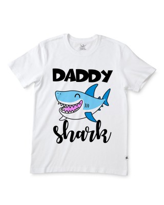 T-shirt uomo mezza manica "Daddy shark"