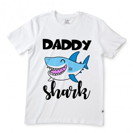 T-shirt uomo mezza manica "Daddy shark"