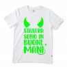T-shirt uomo "stasera sono in buone mani"