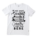 T-shirt uomo mezza manica "Al mio papà"