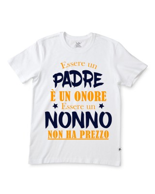 T-shirt uomo mezza manica "Se nonno non può aggiustarlo nessuno può farlo"