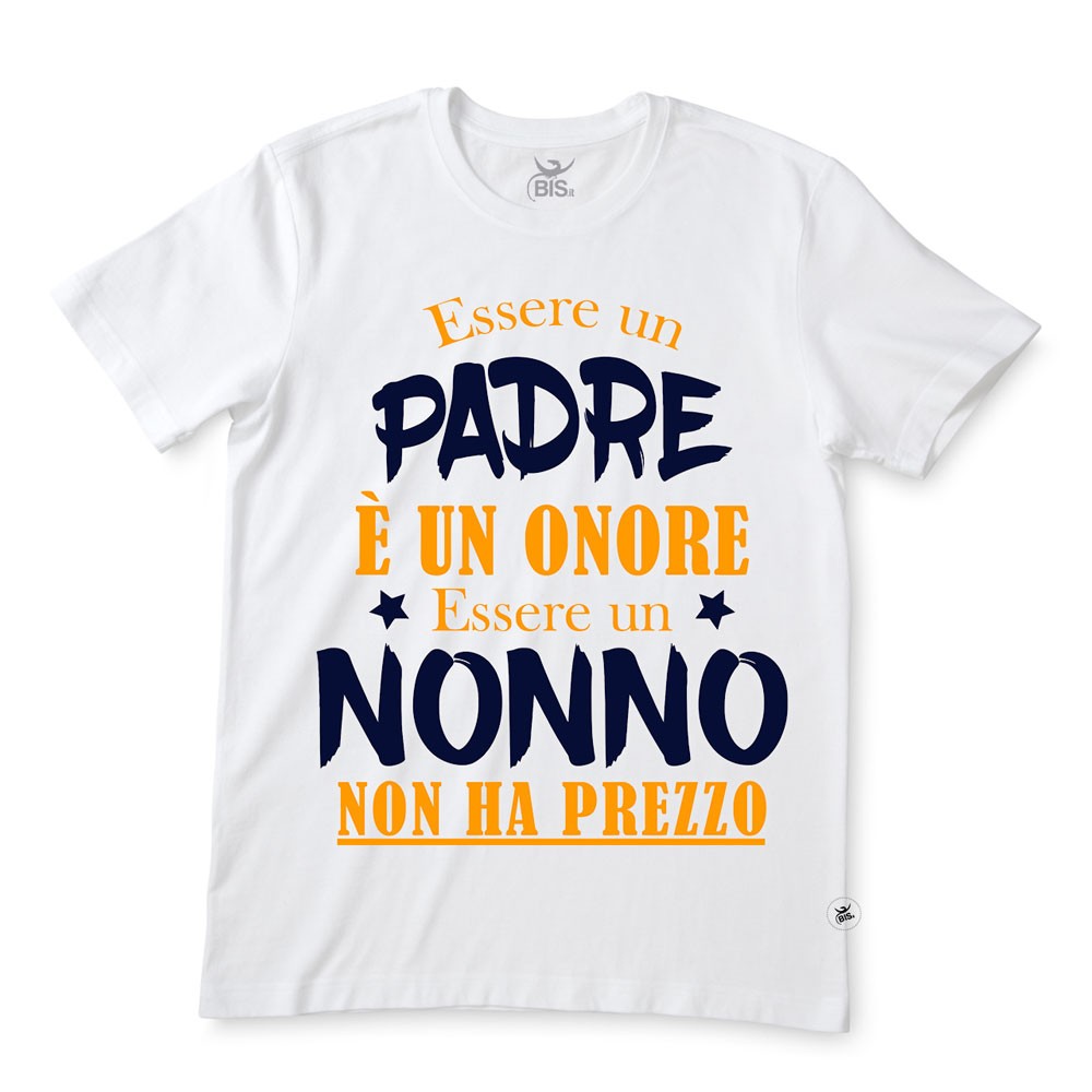 T-shirt uomo mezza manica "Se nonno non può aggiustarlo nessuno può farlo"