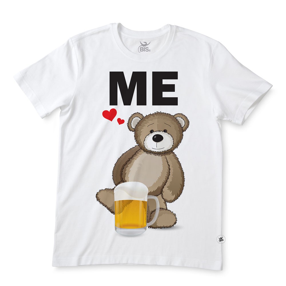 T-shirt uomo mezza manica "Papà orso"