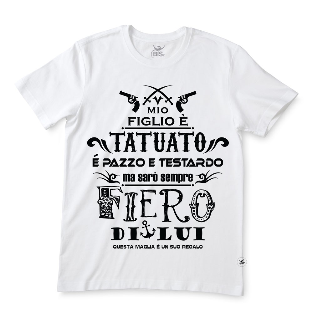 T-shirt uomo mezza manica "Alibi perfetto"