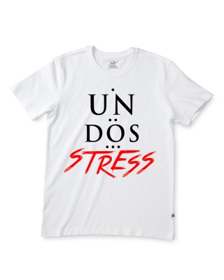 T-shirt  uomo/donna "Un-Dos-stress