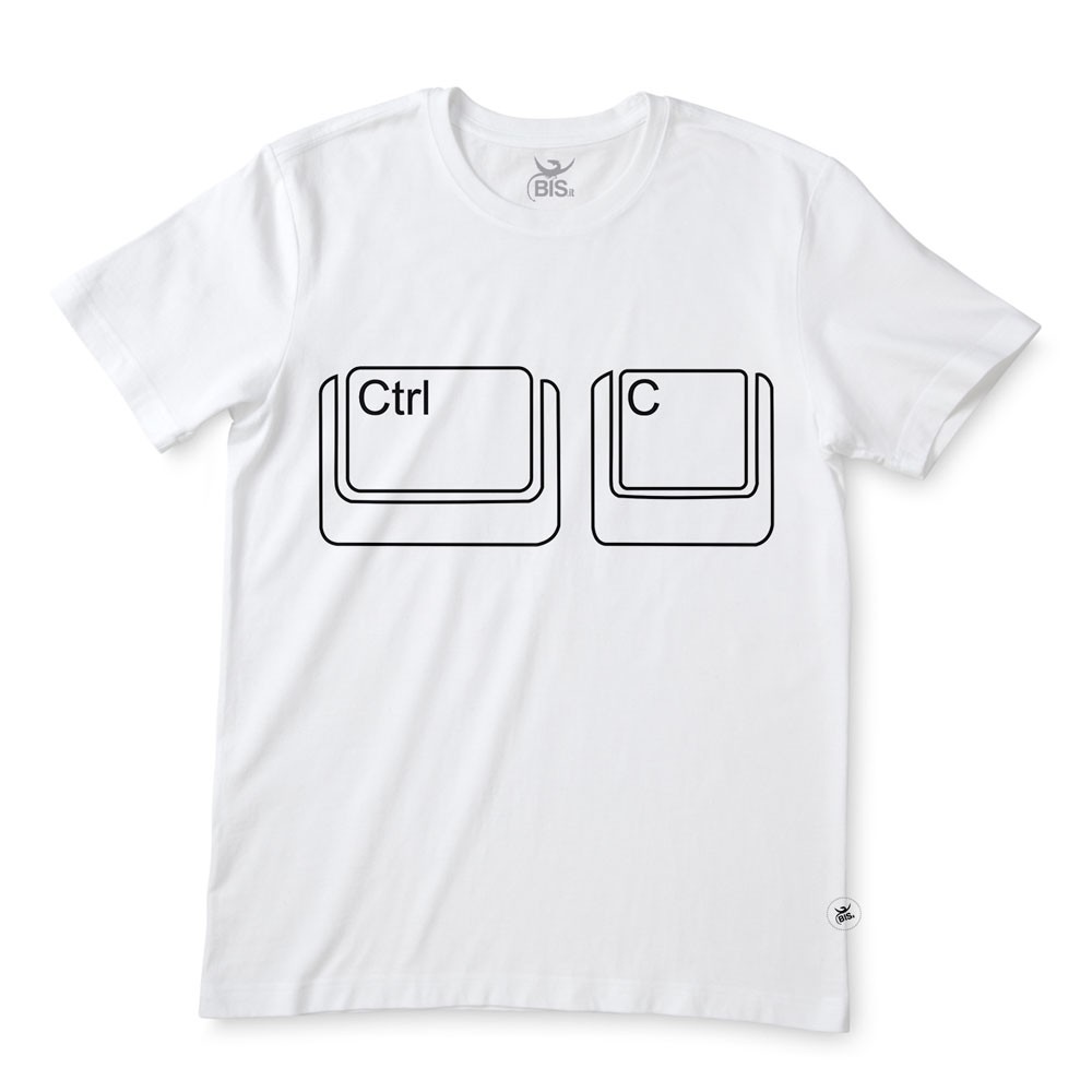 T-shirt uomo manica corta "CTRL+C"