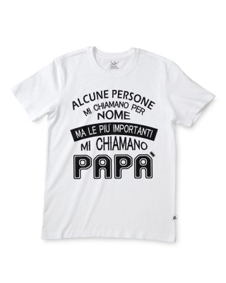 T-shirt uomo mezza manica MI CHIAMANO PAPA'