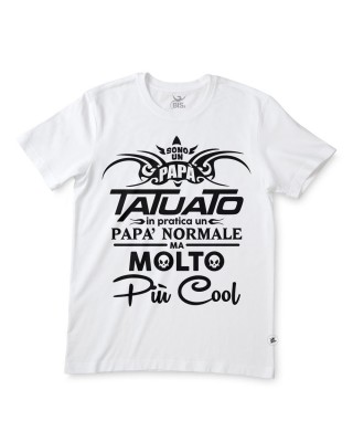 T-shirt uomo mezza manica "Papà tatuato"