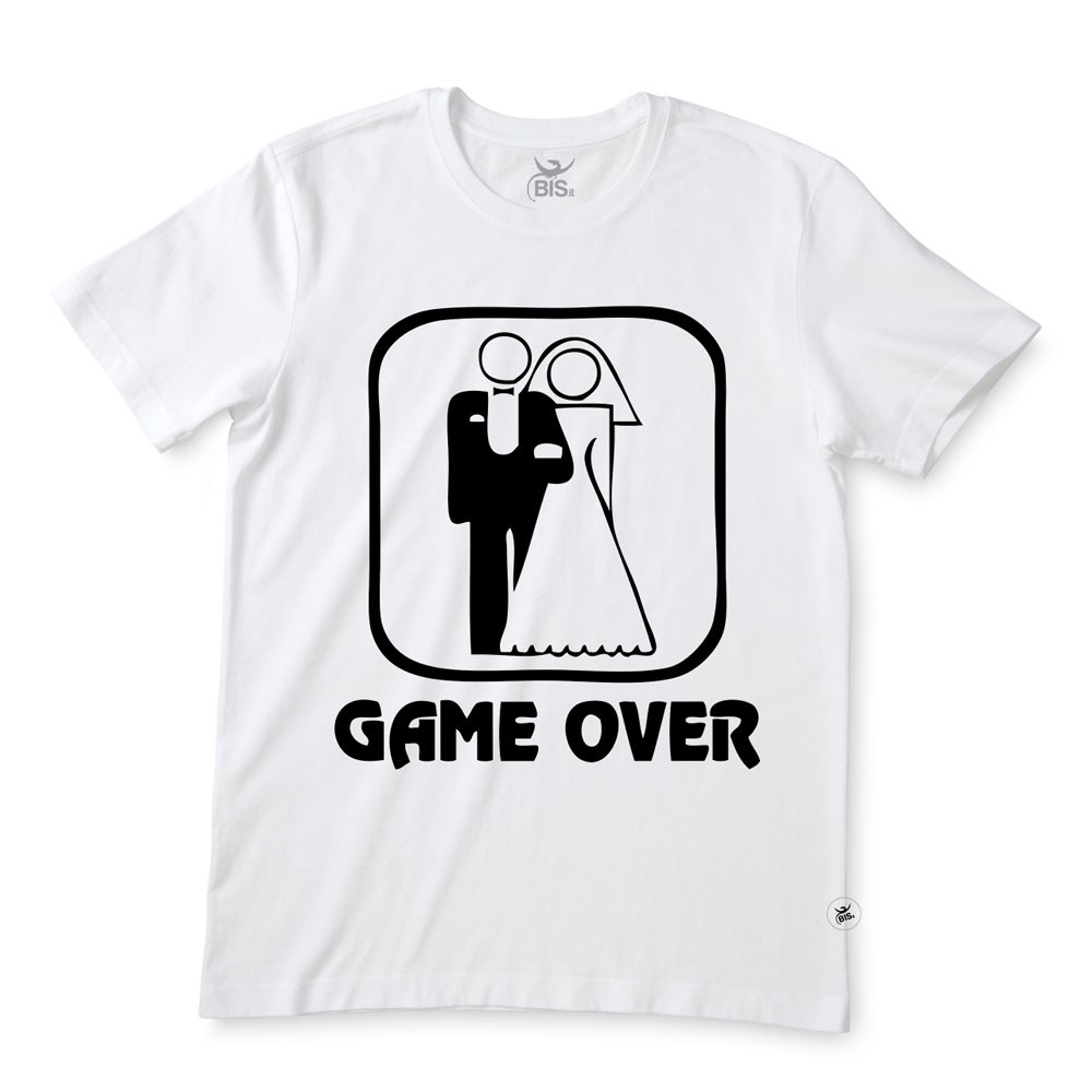 T-shirt uomo manica corta "Game over"