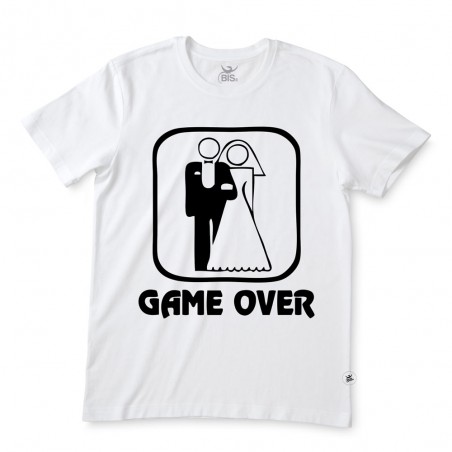 T-shirt uomo manica corta "Game over"
