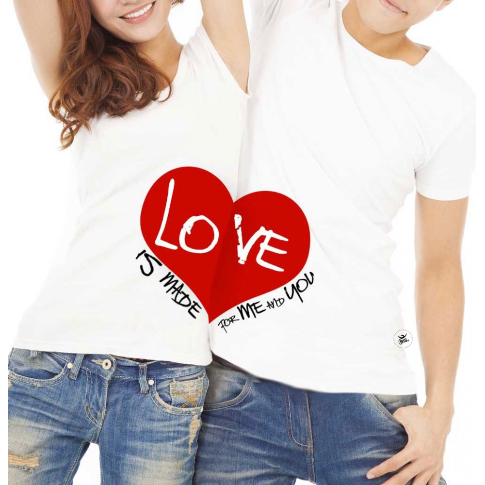 PACK LOVE: 2 T-shirt per LUI e per LEI che insieme si completano