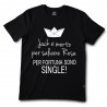 T-shirt uomo "Jack è morto per salvare Rose. Per fortuna sono single."