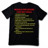 T-shirt uomo mezza manica "Regole per uscire con mia figlia"