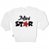Felpa bambina "Mini star"