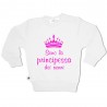 Little Girl Printed Sweatshirt "I'm the Grandparents' Little Princess"