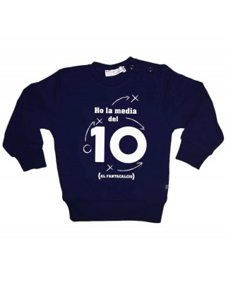 Felpa per bambini grafica "Ho la media del 10"