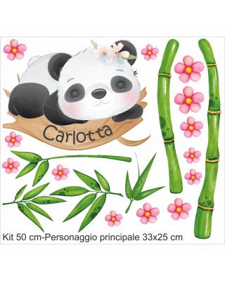 Adesivi murali "Panda" femmina 50cm