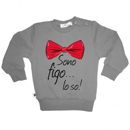 Felpa  "Sono Figo lo so"