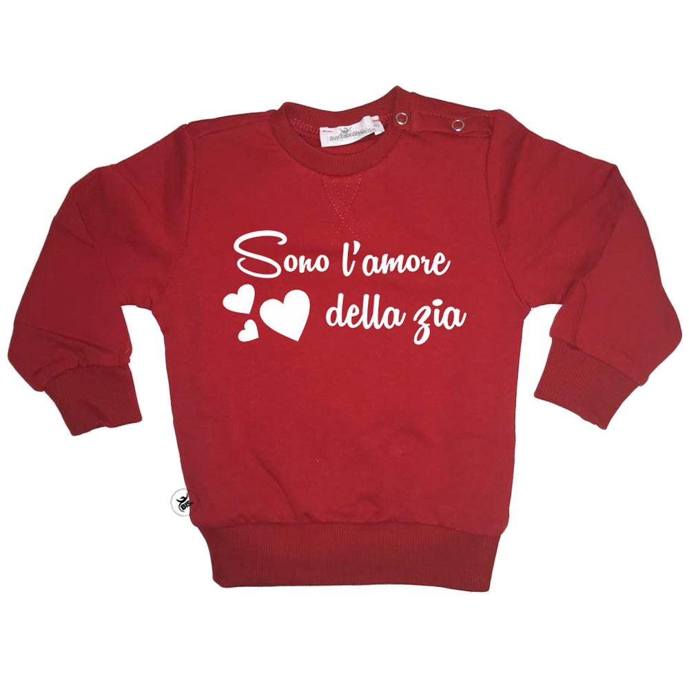 Felpa  "Sono l'amore della zia"