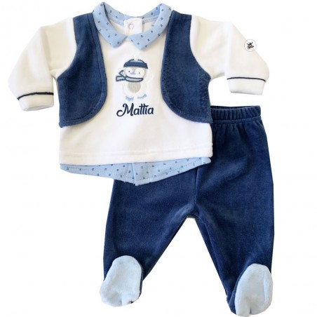 Completino neonato "Pinguino" da personalizzare