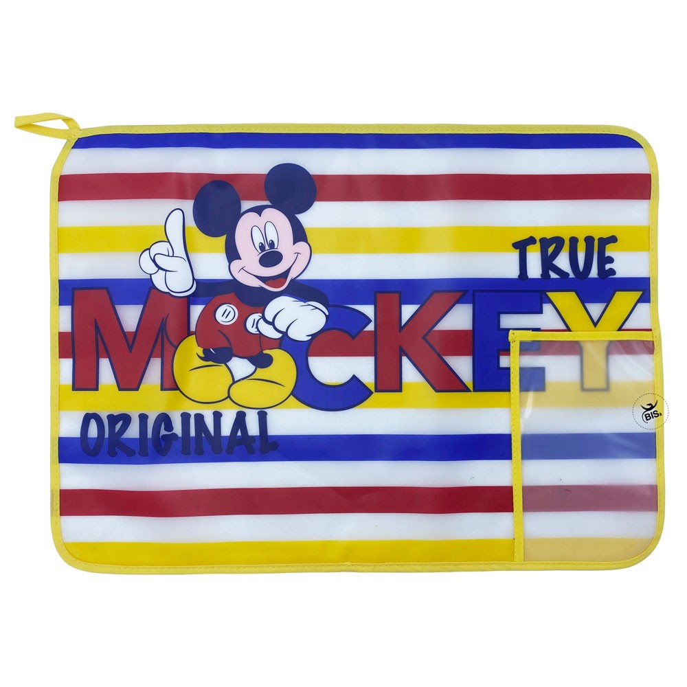 Tovaglietta plastificata "Mickey Original" bordino giallo