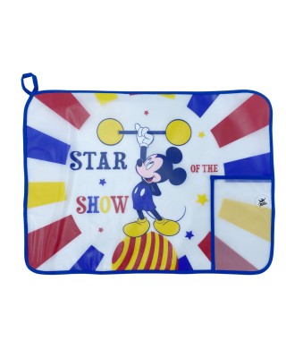 Tovaglietta plastificata "Mickey Original" bordino blu