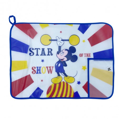 Tovaglietta plastificata "Mickey Original" bordino blu