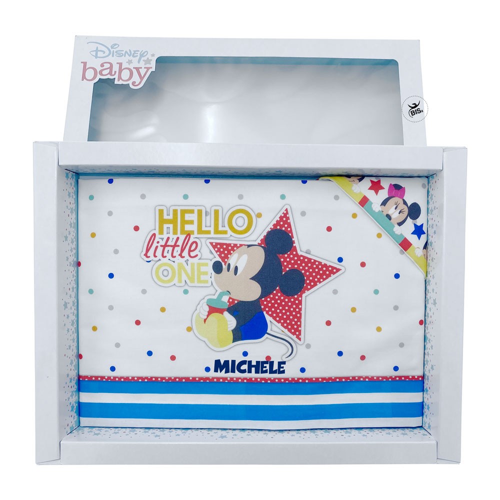 Set lenzuola "Mickey Hello Little One"