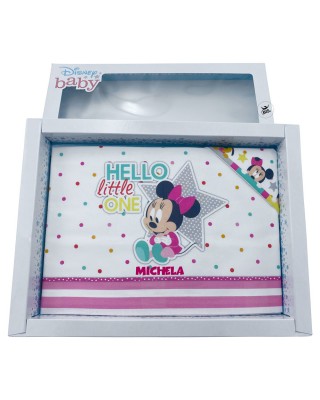 Set lenzuola "Minnie Hello Little One"