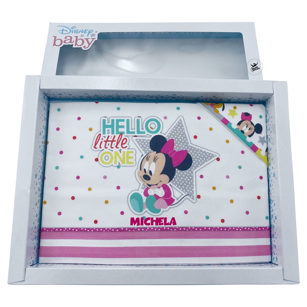 Set lenzuola "Minnie Hello Little One"