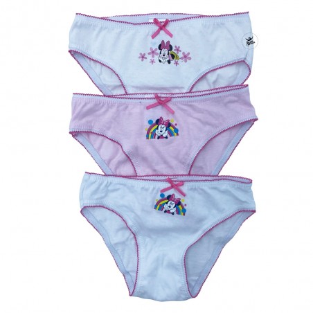 Tris mutandine "Minnie and friends"