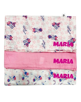 Dressing squares, Disney Collection, "Minnie + Name"