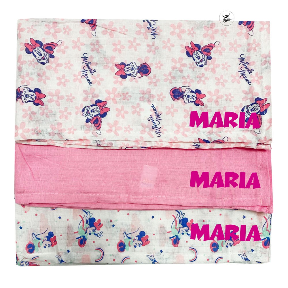 Dressing squares, Disney Collection, "Minnie + Name"