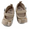 Ballerine neonata oro "Minnie" con fiocco