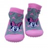 Calzini Minnie antiscivolo con gomma grigio