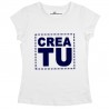 T-shirt donna da personalizzare con testo e foto