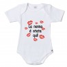 Newborn bodysuit "If mom says no... grandma says yes"!