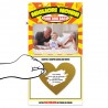 Scratch card "Best Grandfather", customizable with photo and dedicatio