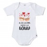 Newborn bodysuit "If mom says no... grandma says yes"!
