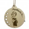 Christmas decoration "Family is where life begins and love never ends"