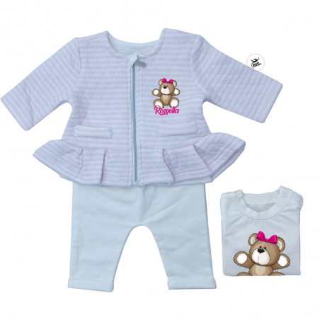 Completo 3 pezzi neonata