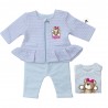 Completo 3 pezzi neonata