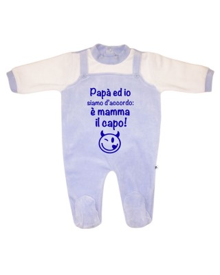 Baby Overalls Romper "Dad...