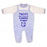 Baby Overalls Romper "Dad and I agree  mom is the boss"
