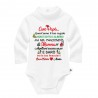 Newborn bodysuit "If mom says no... grandma says yes"!